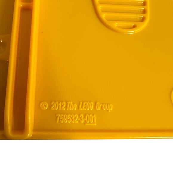 Lego Storage Case Dividers Panels Orange Replacement Lot of 4 - Picture 4 of 4